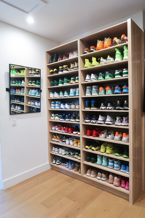organize shoes